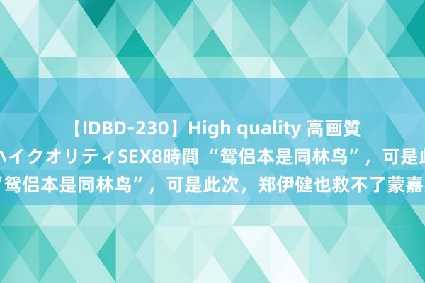 【IDBD-230】High quality 高画質で魅せます！究極のIP女優ハイクオリティSEX8時間 “鸳侣本是同林鸟”，可是此次，郑伊健也救不了蒙嘉慧