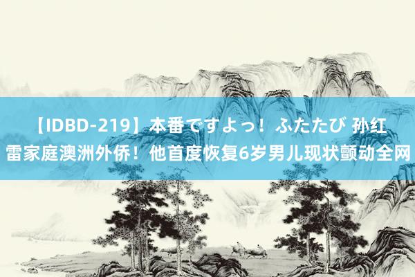 【IDBD-219】本番ですよっ！ふたたび 孙红雷家庭澳洲外侨！他首度恢复6岁男儿现状颤动全网