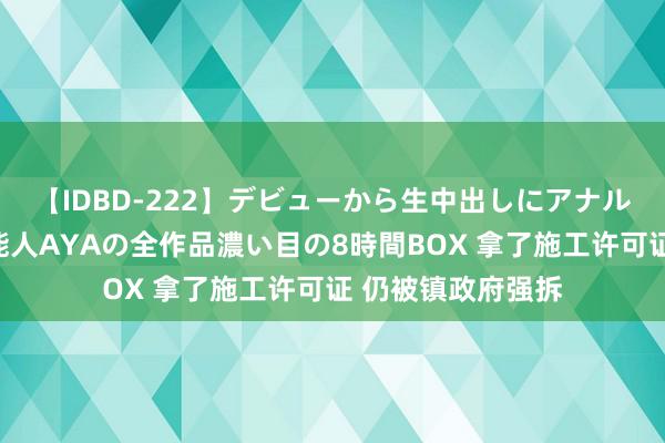 【IDBD-222】デビューから生中出しにアナルまで！最強の芸能人AYAの全作品濃い目の8時間BOX 拿了施工许可证 仍被镇政府强拆