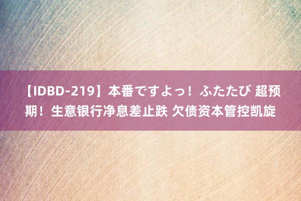 【IDBD-219】本番ですよっ！ふたたび 超预期！生意银行净息差止跌 欠债资本管控凯旋